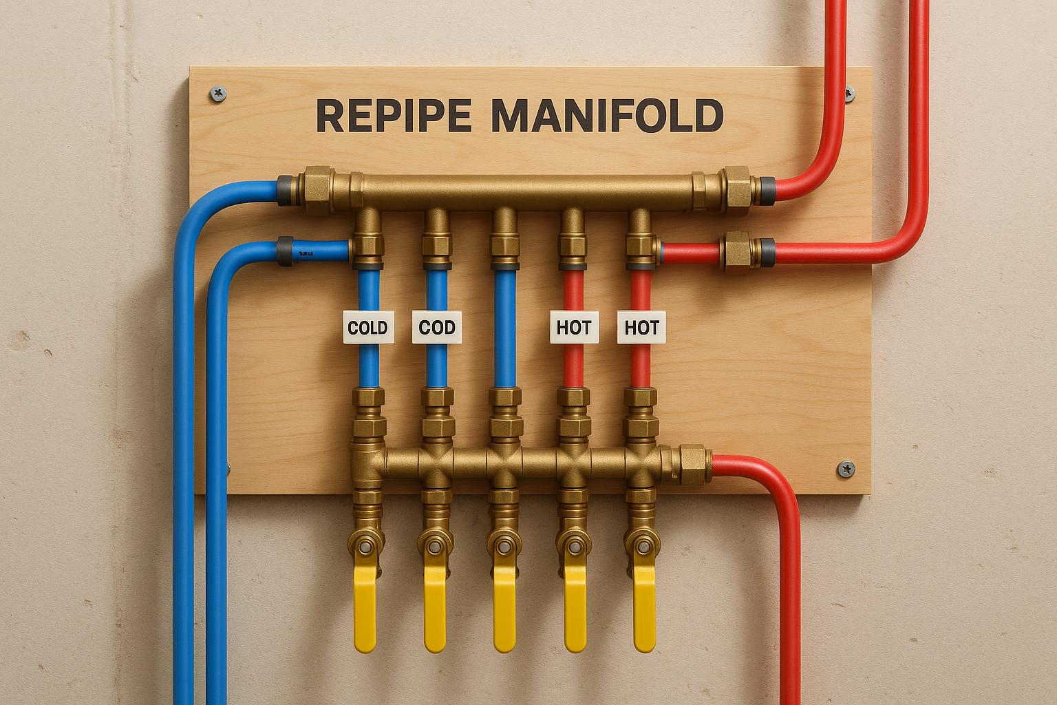 Finished repiping work